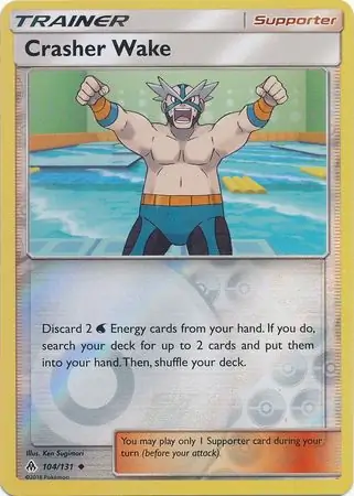 Crasher Wake Reverse Holo 104 Normal