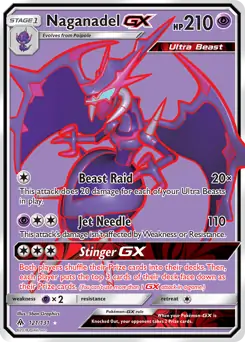 Full Art Naganadel GX 121 Normal