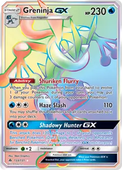 Greninja GX Secret 133 Normal