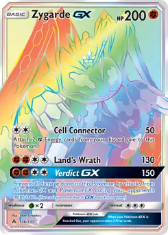 Zygarde GX Secret 136 Normal