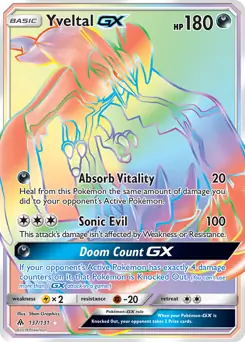 Yveltal GX Secret 137 Normal