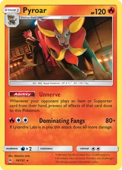 Pyroar 19 Normal