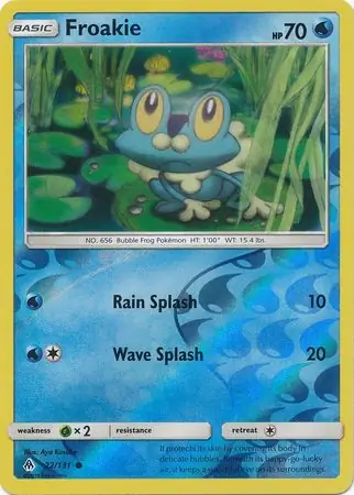 Froakie Reverse Holo 22 Normal