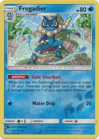 Frogadier Reverse Holo 23