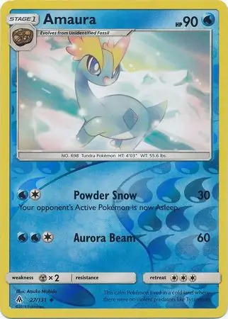 Amaura Reverse Holo 27 Normal