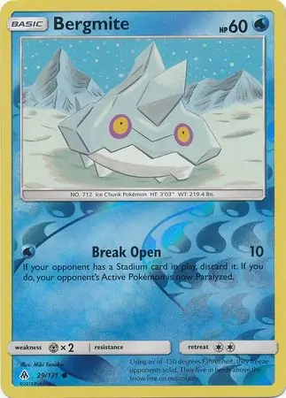 Bergmite Reverse Holo 29 Normal