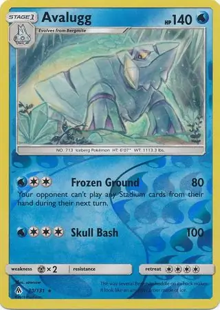 Avalugg Reverse Holo 30 Normal