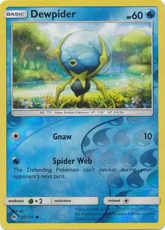Dewpider Reverse Holo 32 Normal