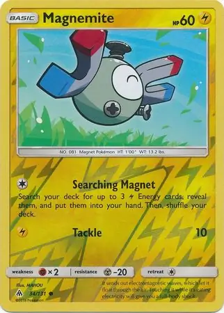 Magnemite Reverse Holo 34 Normal