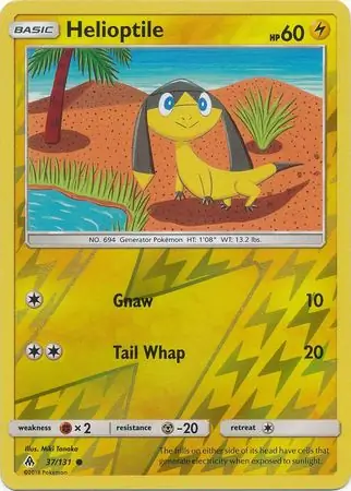 Helioptile Reverse Holo 37 Normal