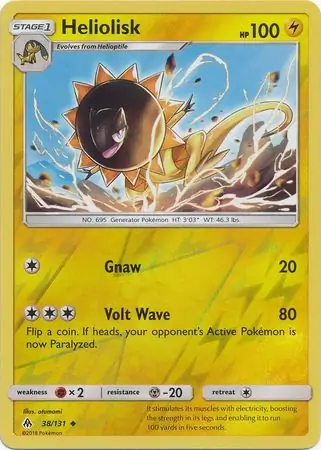 Heliolisk Reverse Holo 38 Normal