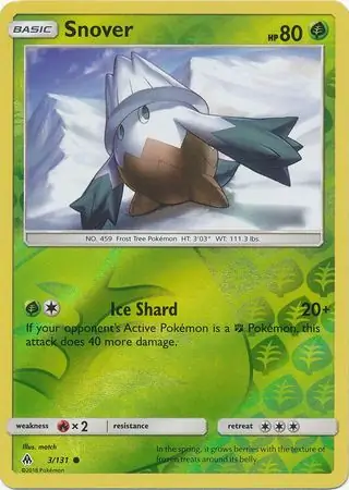 Snover Reverse Holo 3 Normal