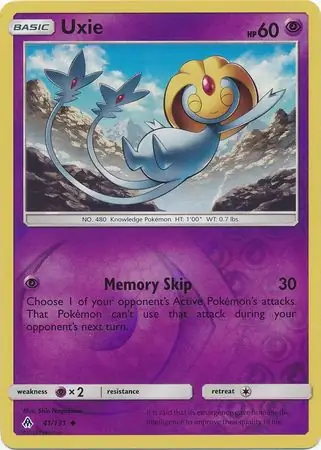 Uxie Reverse Holo 41 Normal
