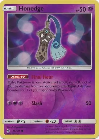 Honedge Reverse Holo 46 Normal