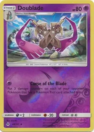 Doublade Reverse Holo 48 Normal