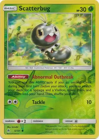 Scatterbug Reverse Holo 5