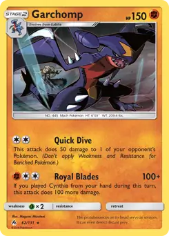 Garchomp 62 Normal