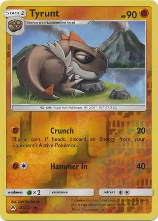 Tyrunt Reverse Holo 68 Normal