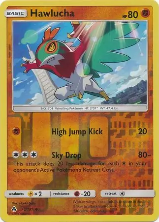 Hawlucha Reverse Holo 70 Normal