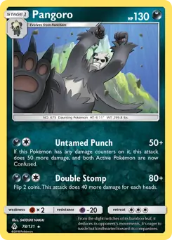 Pangoro 78 Normal
