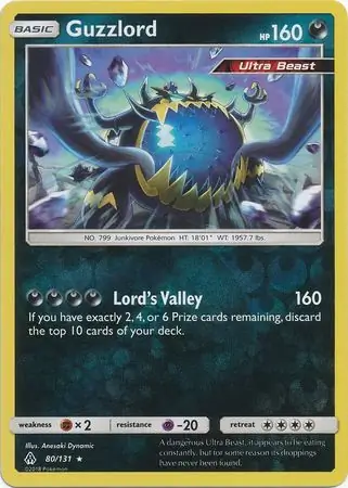 Guzzlord Reverse Holo 80 Normal
