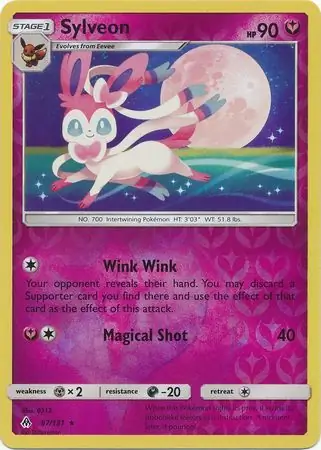 Sylveon Reverse Holo 87 Normal