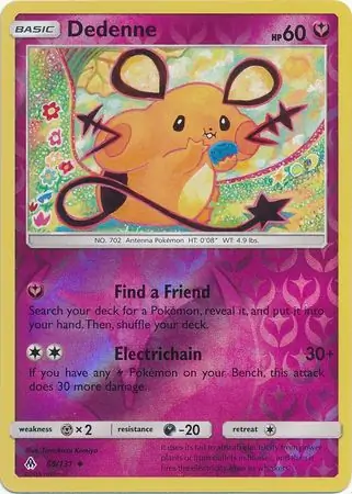 Dedenne Reverse Holo 88 Normal