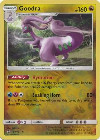 Goodra Reverse Holo 94 Normal
