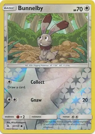 Bunnelby Reverse Holo 97