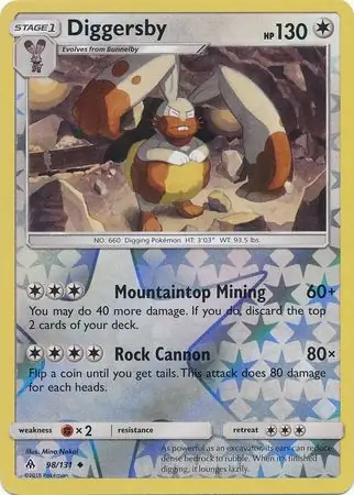 Diggersby Reverse Holo 98 Normal