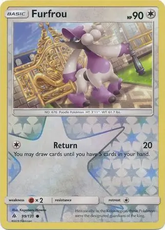 Furfrou Reverse Holo 99 Normal