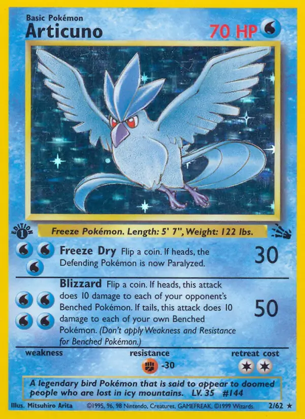 Articuno Holo 2 Normal