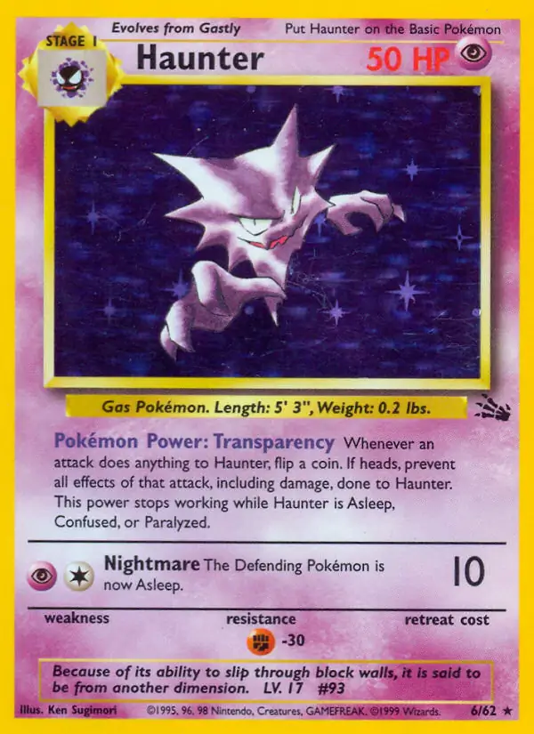 Haunter Holo 6
