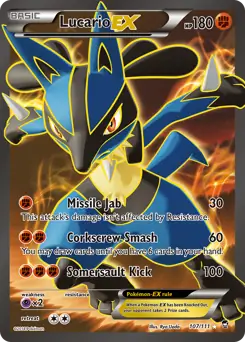 Full Art Lucario EX 107 Normal