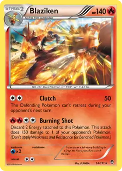 Blaziken Holo 14 Normal