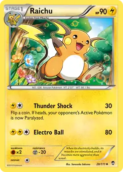 Raichu 28 Normal