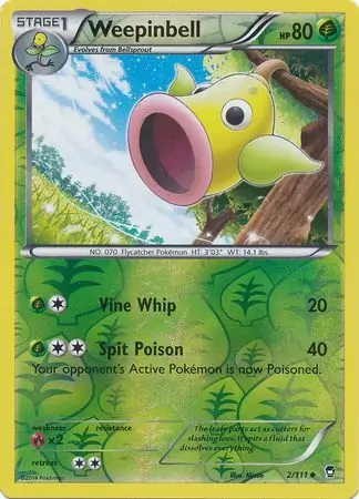 Weepinbell Reverse Holo 2 Normal