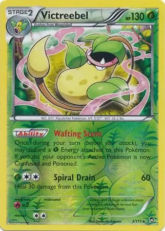 Victreebel Reverse Holo 3 Normal