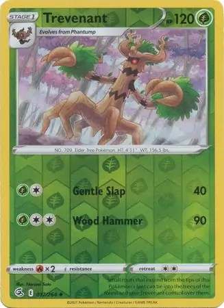 Trevenant Reverse Holo 017 Normal