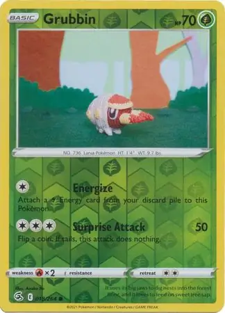 Grubbin Reverse Holo 018 Normal