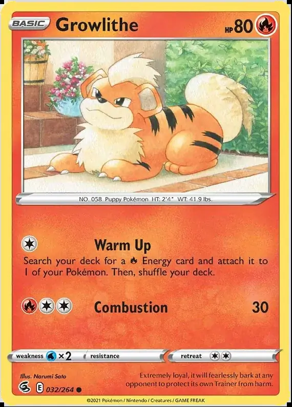 Growlithe 032 Normal