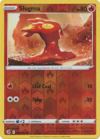 Slugma Reverse Holo 034 Normal