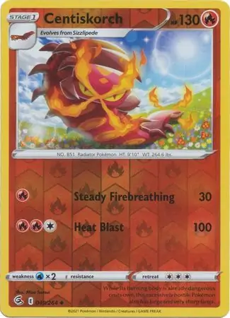 Centiskorch Reverse Holo 049 Normal