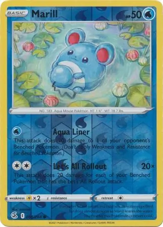 Marill Reverse Holo 058 Normal