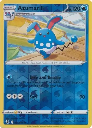 Azumarill Reverse Holo 059 Normal