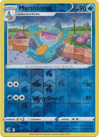 Marshtomp Reverse Holo 063 Normal