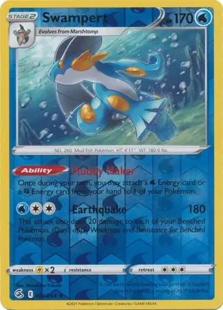 Swampert Reverse Holo 064 Normal