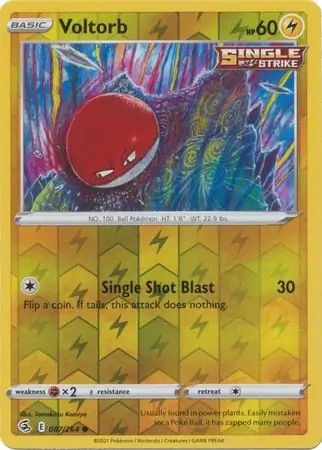 Voltorb Reverse Holo 087 Normal