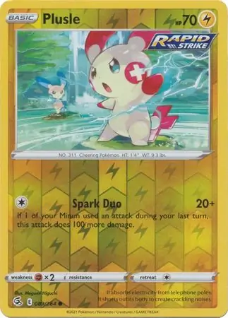 Plusle Reverse Holo 089 Normal