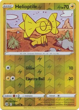 Helioptile Reverse Holo 098 Normal